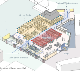 Indicative Layout of Barrow Market